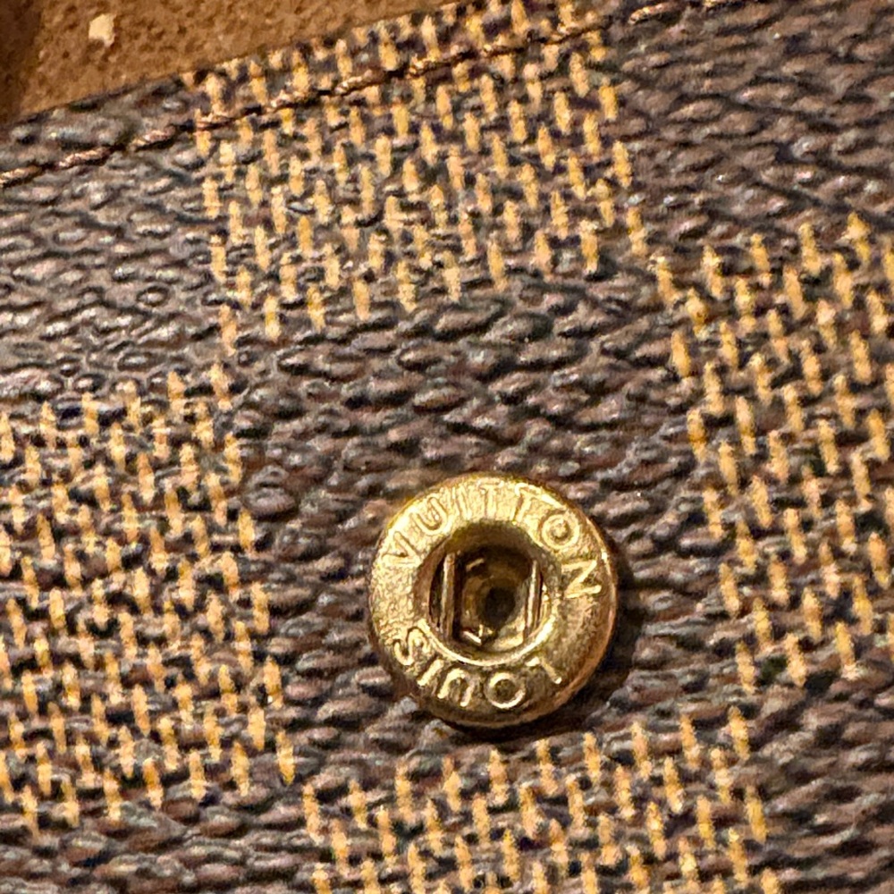 RARE Louis Vuitton Damier Ebene Micro Pouch • Jewelry & Cufflink Case - Picture 4 of 15